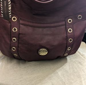 Dana Buchman leather hobo bag NWT